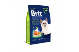 Brit Premium by Nature Cat Sterilized Salmon 8 кг (для стерилізованих кішок, з лососем)