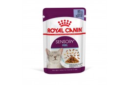 ROYAL CANIN SENSORY FEEL вологий корм для дорослих котів в желе 85г*12шт