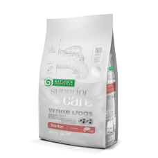 Nature's Protection Superior Care White Dogs Grain Free Starter All Breeds для цуценят з білим забарвленням 1,5 кг