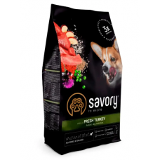 Savory All Breed​ сухий корм для стерилізованих собак всіх порід з індичкою 3 кг