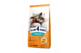 Club 4 Paws Premium Sterilised with Salmon сухий корм для котiв з лососем 14 кг