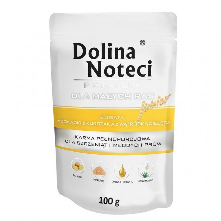 Dolina Noteci Premium вологий корм для цуценят зі шлунками та печінкою 100 г