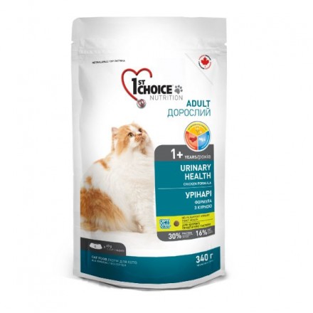 1st Choice Urinary Health сухой корм для котов склонных к мочекаменной болезни 0,34 кг