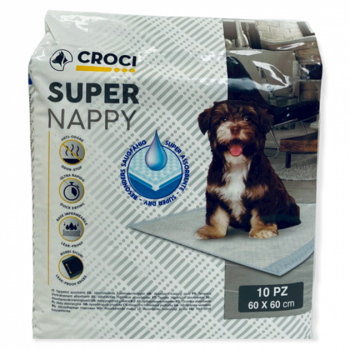 Croci Super Nappy пелюшки для собак 60х60 10шт