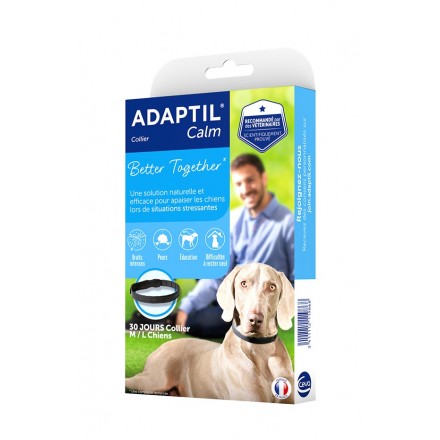 Ceva Adaptil ошейник с успокаивающими феромонами для собак средних и крупных пород M-L
