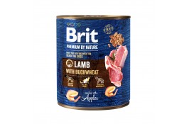 Brit Premium by Nature з ягням і гречкою для собак 800 г