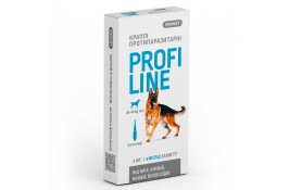 Provet Profiline противопаразитарные капли для собак крупных пород (4 пипетки по 3 мл)