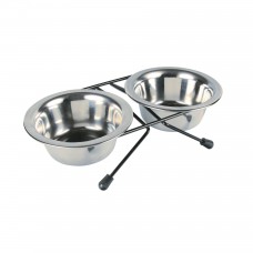 Trixie Eat on Feet стойка с 2 мисками для собак 2 шт. 0,2 л/10 см