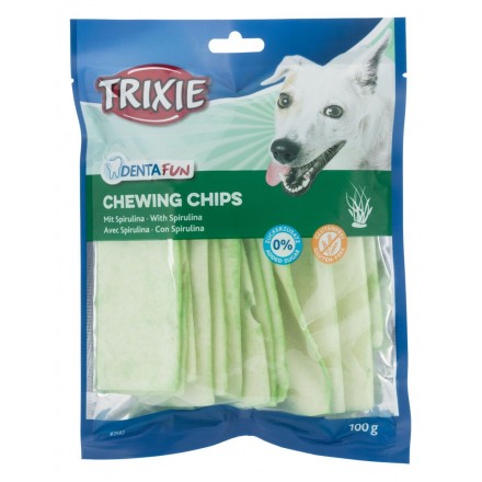 Trixie KauChips Light лакомство для собак со спирулиной 100гр