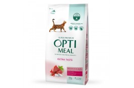 Optimeal Adult Cat High in Veal сухий корм для котів з телятиною 1,5 кг