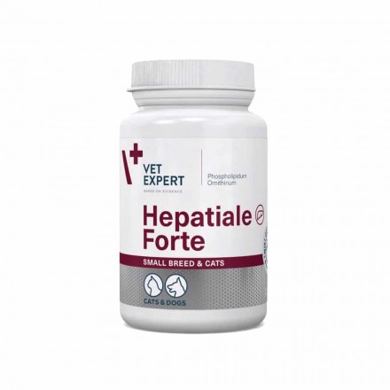 Vet Expert Hepatiale Forte Small Breed&cats пищевая добавка для поддержания функций печени у кошек и собак 30 капс.