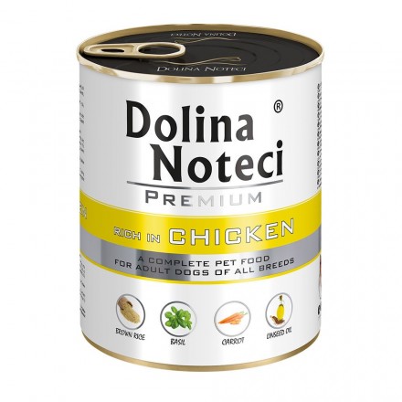 Dolina Noteci Premium вологий корм для собак з куркою 800 г