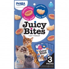 INABA Juicy Bites лакомство для кошек снеки со вкусом курицы и тунца 3 шт*11,3 г