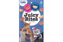 INABA Juicy Bites лакомство для кошек снеки со вкусом курицы и тунца 3 шт*11,3 г