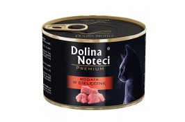 Dolina Noteci Premium влажный корм с телятиной для кошек 185 г