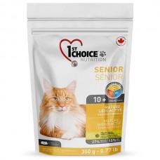 1st Choice Senior Mature Less Aktiv сухий корм для котів похилого віку 0,35 кг