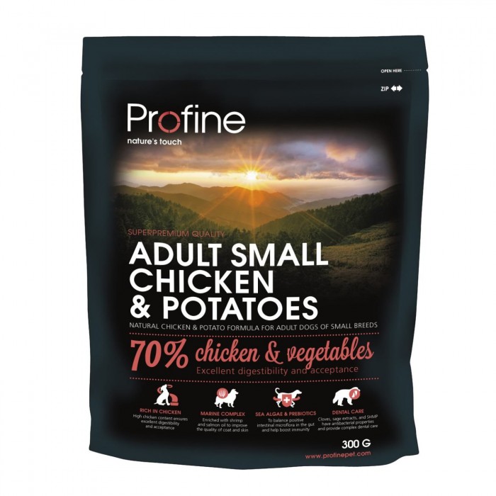 Profine Adult Small сухой корм для маленьких пород с курицей 300 г