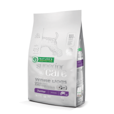 Nature's Protection Superior Care White Dogs Grain Free Junior All Breeds для цуценят з білим забарвленням 10 кг