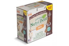 Nylabone Nutri Dent Natural Filet Mignon Large ласощі зі смаком філе міньйон для собак великих порід 4шт/уп