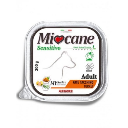 Morando Miocane Sensitive Monoprotein влажный корм для собак с индейкой 300г*18шт