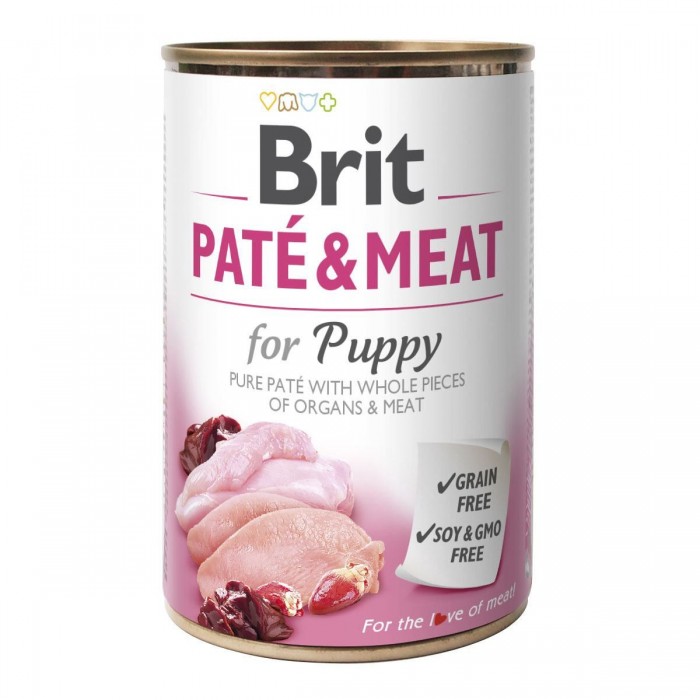 Brit Paté and Meat Puppy курка з індичкою 400 g
