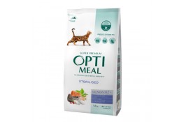 Optimeal Adult Cat Sterilised Salmon сухий корм для котів з лососем 1,5 кг