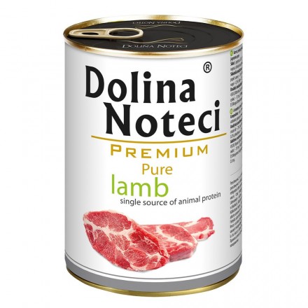 Dolina Noteci Premium Pure для собак алергіків з ягням 400 г