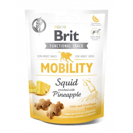 Brit Care Dog Snack Mobility Ласощі&nbsp;з кальмаром і ананасом для собак, 150г

