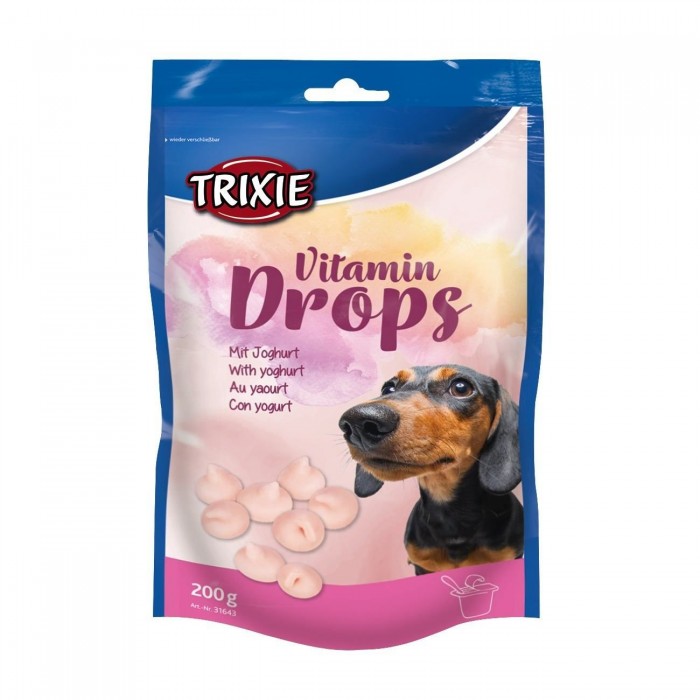 Trixie Drops витаминизированное лакомство для собак с йогуртом 200гр