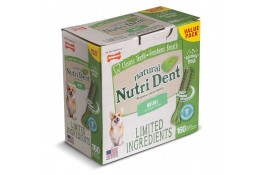 Nylabone Nutri Dent Natural Mini лакомство для чистки зубов у собак миниатюрных пород 160шт/уп