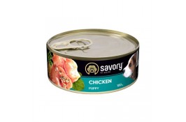 Savory Puppy Chicken вологий корм для цуценят всіх порід з куркою 100g