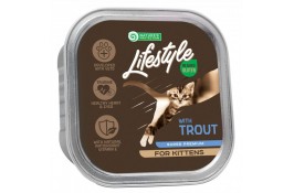 Nature's Protection Lifestyle Kitten with Beef влажный корм для котят с форелью 85 г*12шт