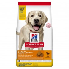 Hill’s SP Adult Light Large Breed сухий корм для собак великих порід схильних до зайвої ваги з куркою 14 кг