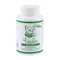 ProVET Фітовіт фітокомплекс для виведення шерсті та підтримки сечовивідної системи котів 100 табл.