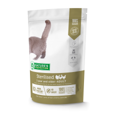 Nature's Protection Sterilised сухий корм для стерилізованих котів та кішок 0,4 кг