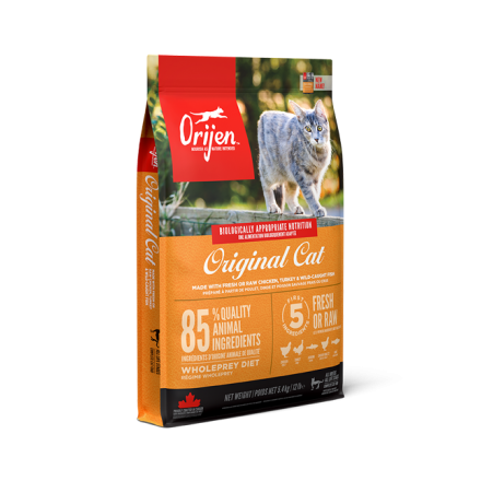 ORIJEN Original Cat сухой корм для кошек с птицей и рыбой 0,34 кг