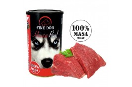 Fine Dog консерва з яловичиною для собак 100% м'яса 1200г