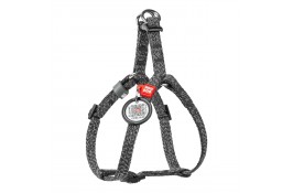 Collar WAUDOG Re-cotton шлея для котів і малих собак з QR-паспортом (сіра) XS