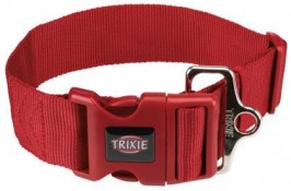 Trixie Premium ошейник для собак мини и средних пород (красный) S-M 30-45см/15мм