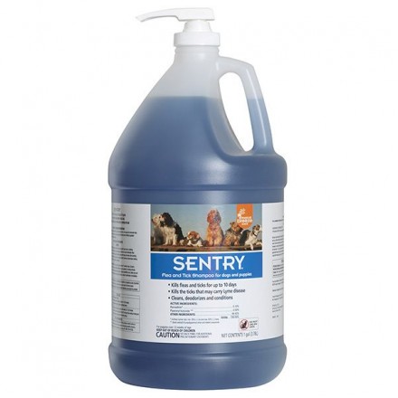 Sentry Tropical Breeze шампунь от блох и клещей для собак с ароматом тропического бриза 3,8 л