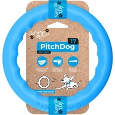 PitchDog игрушка для собак игровое кольцо (голубая) 17 см