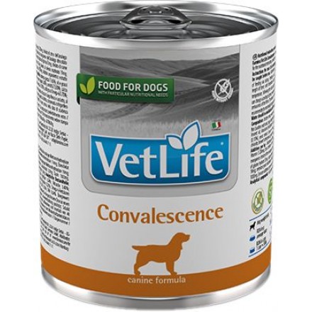 Farmina Vet Life Convalescence влажный корм для собак при восстановлении после перенесенных заболеваний и после хирургических операций 300 г
