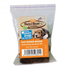 Nylabone Nutri Dent Filet Mignon Medium со вкусом филе миньон для средних пород 4шт/уп (9см)