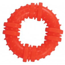 AGILITY игрушка для собак кольцо с шипами (оранжевое) 9 см