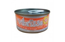 VIBRISSE MENU вологий корм з куркою та ягодами годжі в сирному соусі 70 г