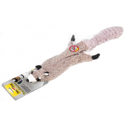 GimDog игрушка для собак енот с пищалкой 35 см