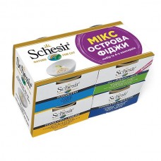 Schesir набор влажного корма для взрослых кошек (4 шт. х 85 г)