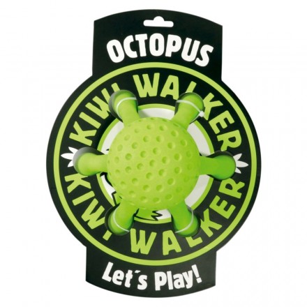 Kiwi Walker игрушка для собак осьминог зеленый 13 см