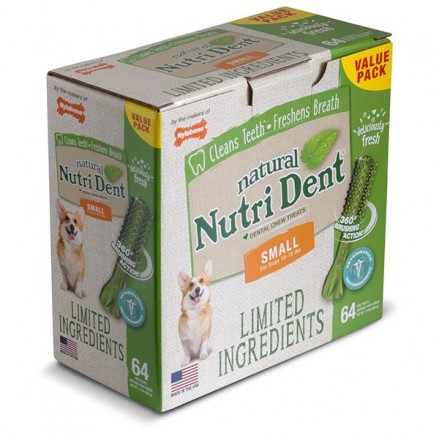 Nylabone Nutri Dent Natural Medium лакомство для чистки зубов у собак средних пород 5шт/уп