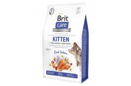 Brit Care Cat by Nutrition Kitten Gentle Digestion Strong Immunity сухой корм для котят с лососем 2 кг